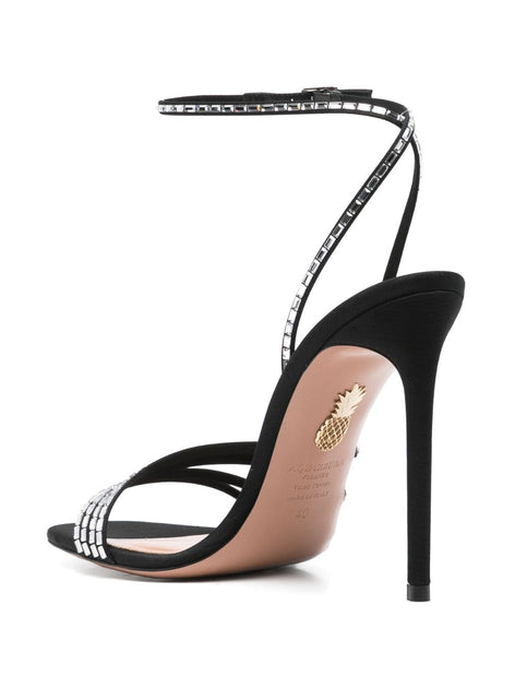 Aquazzura Stiletto Sandals Black US 10 4