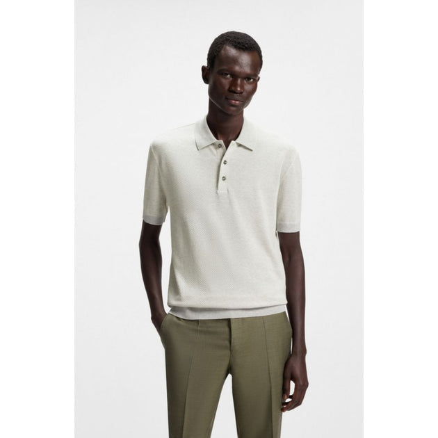 Boss Slim-fit Polo Shirt Grey Large 4