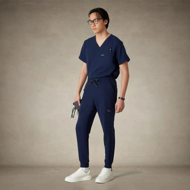 Members Only London Jogger Scrub Pants Multi XLarge 4