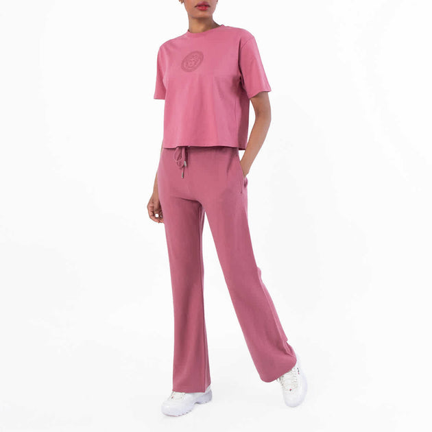 Versace Flared Towel Pants Pink US 4 3