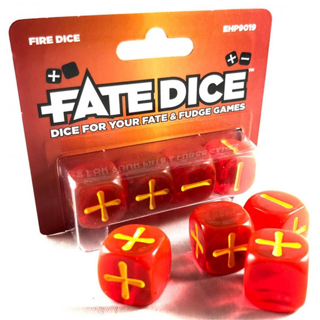 Evil Hat Productions Fate Dice - Fire Dice 2