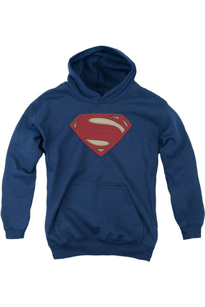 Gildan Batman V Superman Jugend Kapuzenpullover Blau Groß 2