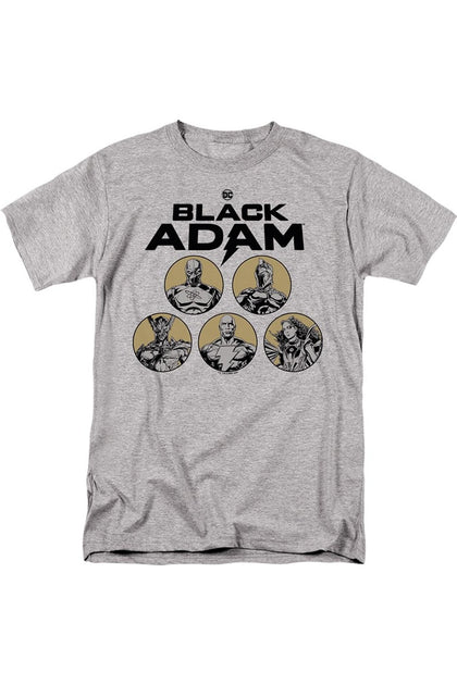 Gildan Black Adam Contrast Group Short Sleeve Tee Grey 5XL 2