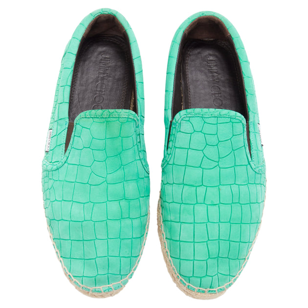 Jimmy Choo Vlad Espadrilles Green EU 42 3