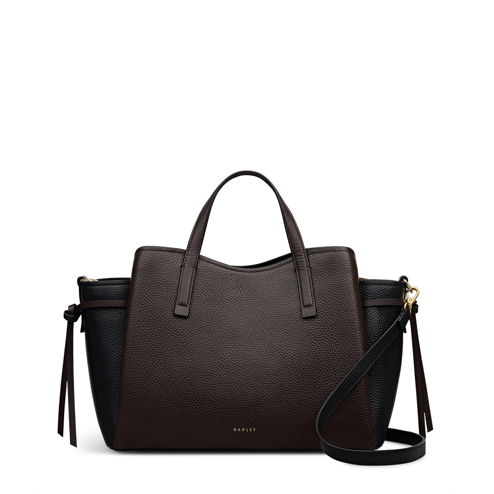 Radley Blake Gardens - Colourblock Large Ziptop Satchel Bag