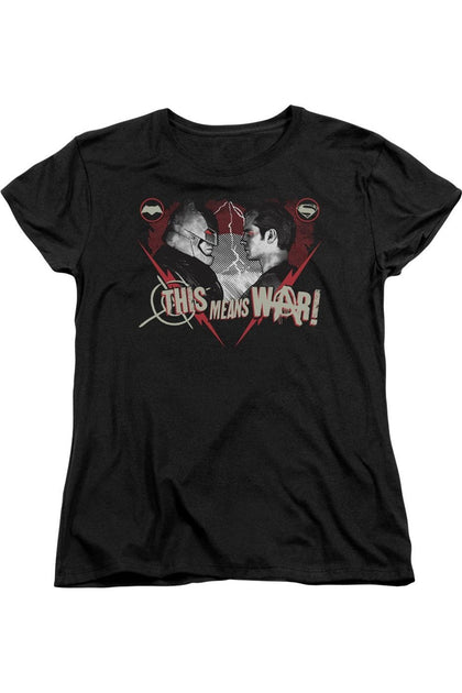Gildan Batman V Superman This Means War T-Shirt Black Medium 2