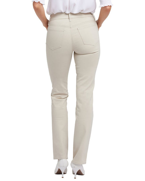 NYDJ Marilyn Straight Leg Jean Yellow Size L 3