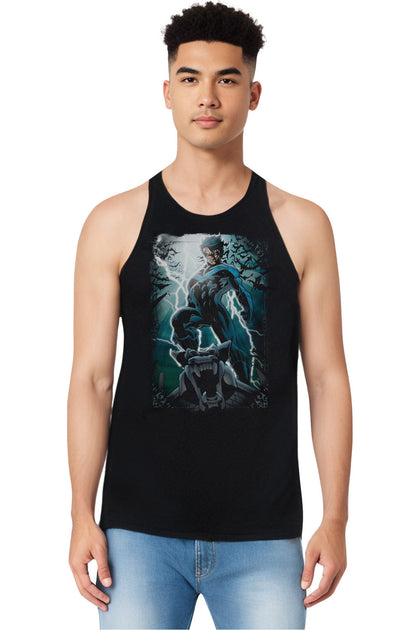 Gildan Batman Night Light Tank Top Black XXL 4