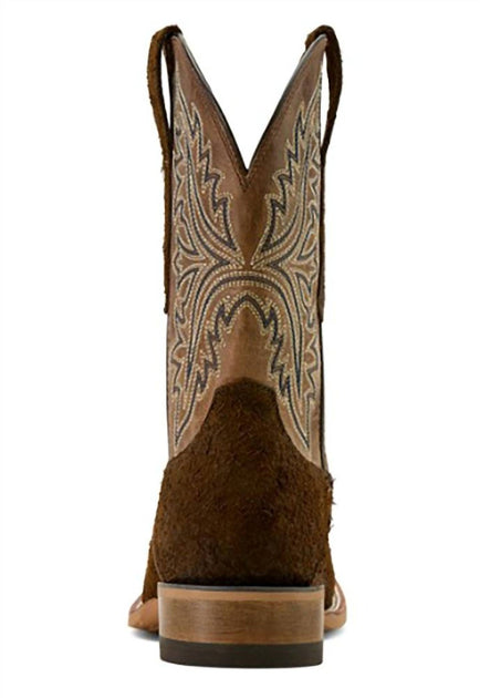 Ariat Walker Roughout ATS Cowboy Boot Bronze/Brown US 9.5 3
