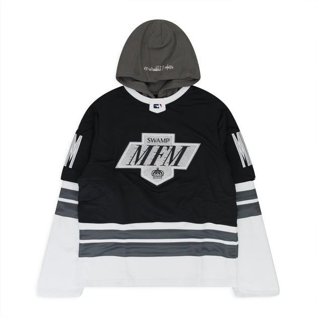 Murder FM MURD333R.FM BLACK/WHITE LA LC333 HOODIE | ShopSimon