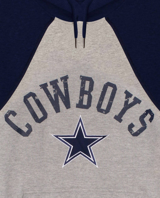 Starter Herren Dallas Cowboys Front Zip-Pocket Hoodie beige Medium 4