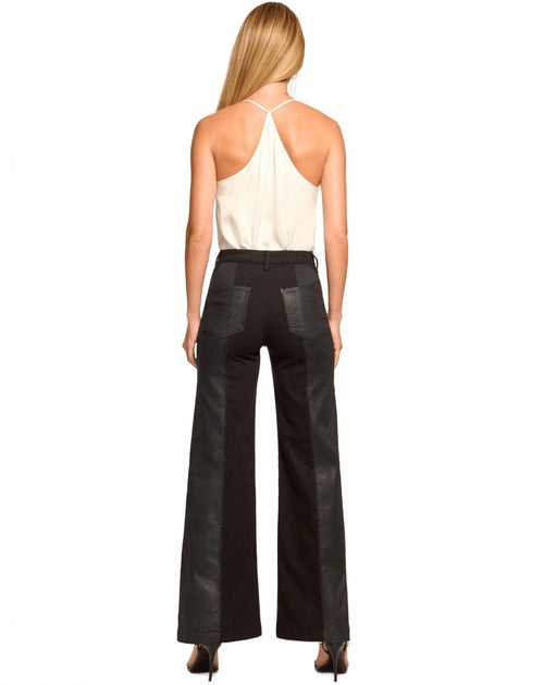 Ramy Brook Vinnie Wide Leg Jean Black 29 3
