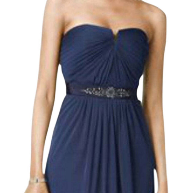 skies are blue adriane dress Adrianna Papell Womens Embellished Strapless Cocktail Navy 8 Walmart Color:Other Colors 95% Polyester Dressing for a job