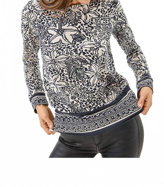 Lilly Pulitzer Tamika Top Black Small 3