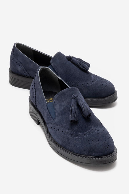Forever & Always Alex Leather Tassel Loafers Multi US 7 3