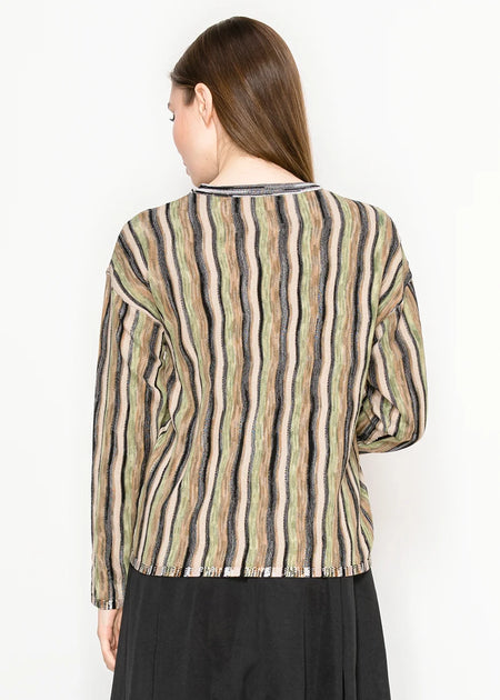Yal New York Knit Top Beige Medium 3
