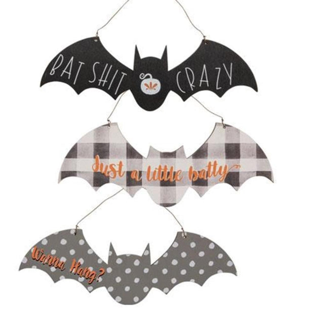 Hivvago Bat Shit Crazy Ornament 2