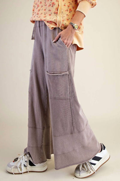 Easel Casual Cotton Pants Multi Small 3