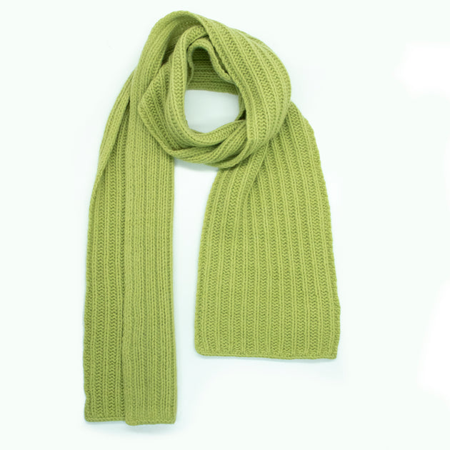 Portolano Fancy Stitch Scarf Beige 2