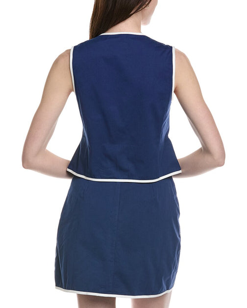 Lost + Wander Sailor's Voyage Vest Top Blue Medium 3