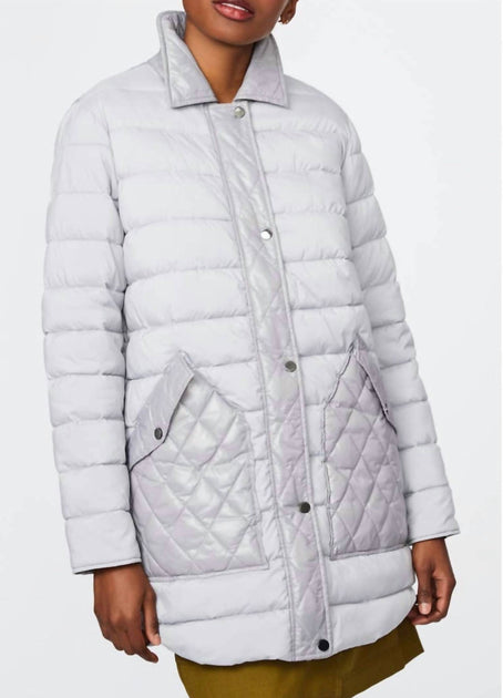 Bernardo Patch Field Puffer Coat Grey XS 3