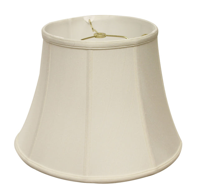 Hivvago 46 cm Weißer veränderter Bell Monay Shantung Lampenschirm 3