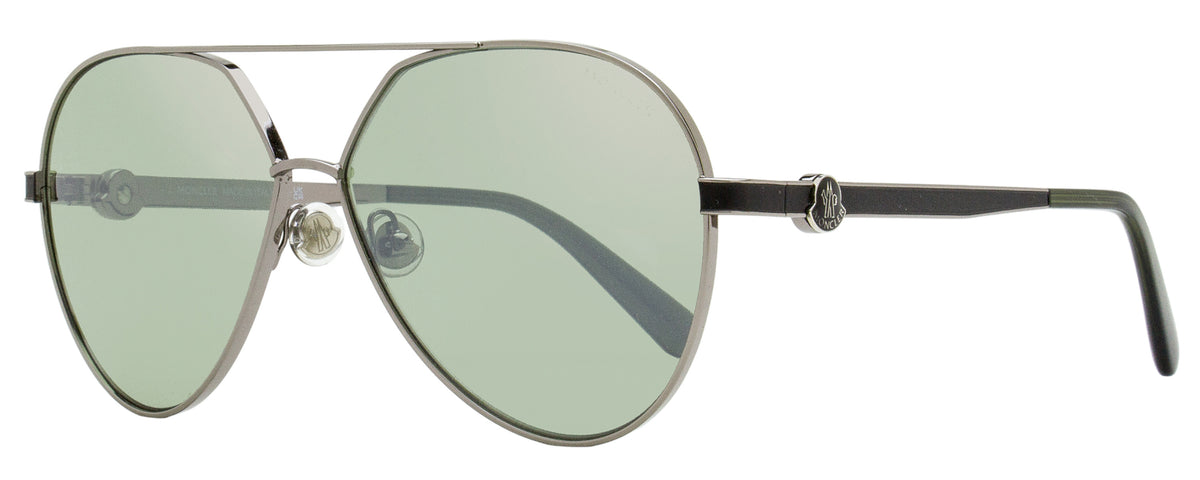 Moncler Vizta ML0263 Sunglasses Light Ruthenium Green 59mm 2
