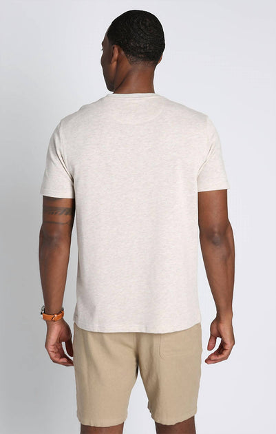JACHS NEW YORK Cotton Modal Henley White XL 4
