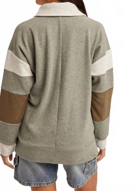 Hem & Thread Pullover Green Medium 4