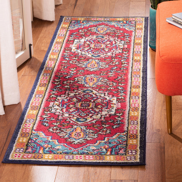 Safavieh MNC207 Area Rug Red/Turquoise 3