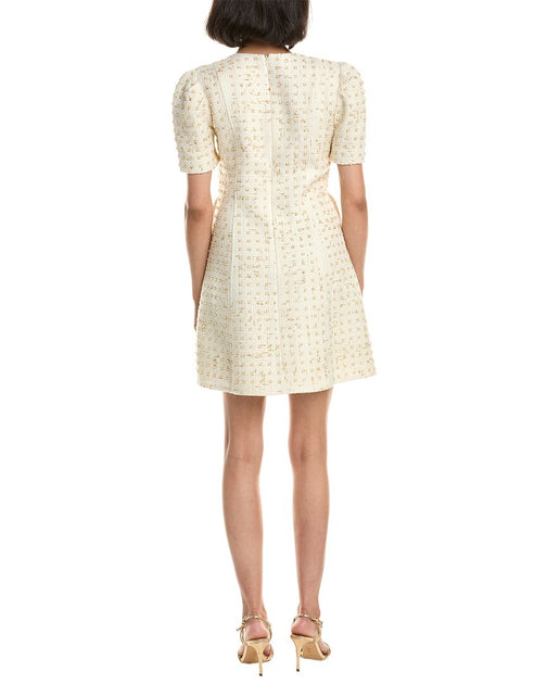 Flora Bea NYC Shift Dress Beige Medium 3
