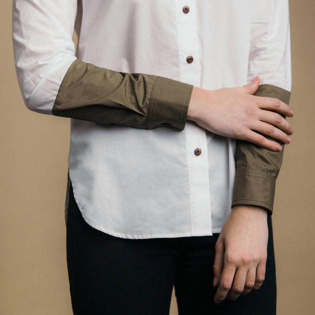 Thirteen Seven Hand Dipped Shirt Blanc Medium 7