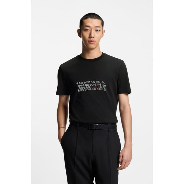 Hugo Boss Printed-artwork T-shirt Black XSmall 4