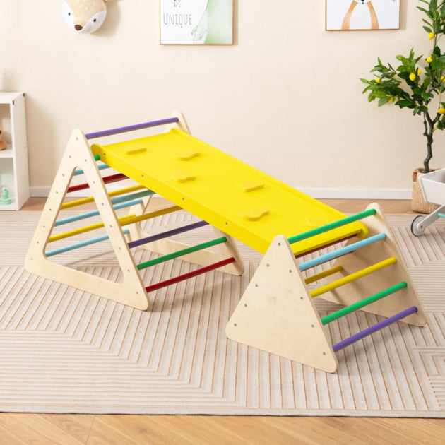 Hivvago 3 Piece Toddler Triangle Set Multicolor 3