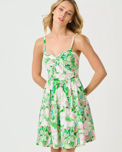 Lilly Pulitzer Bennet Stretch Dress Multi US 2 2