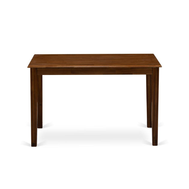 East West Breakfast Table Walnut Rectangular 3