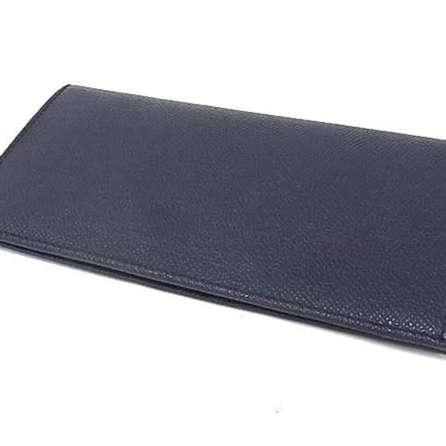 Bally Long Wallet Bi-Fold Leather Black 6