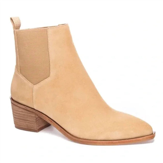 Chinese Laundry Flip Bootie Beige US 6.5 2