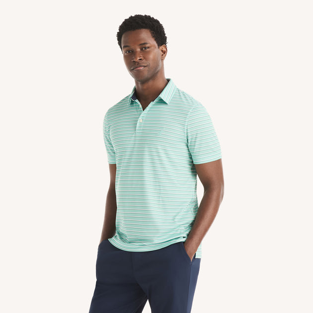 Nautica Striped Performance Polo Multi Medium 2