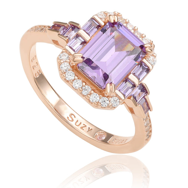 Suzy Levian Engagement Ring Silver US 6 5