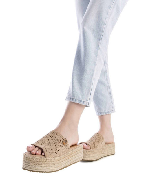 Xti Refresh Platform Wedge Sandals Beige US 9 3
