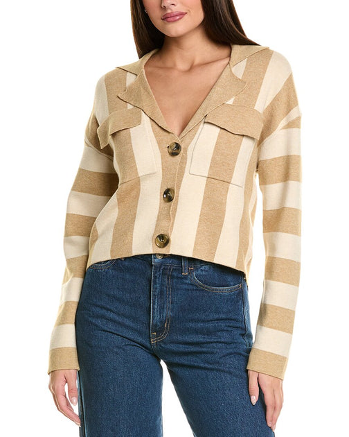CELESTINE SEI Cardigan Beige Large 4