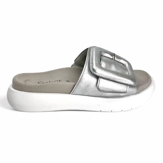 Gabor 63.751 Sandal Silver EU 39 2