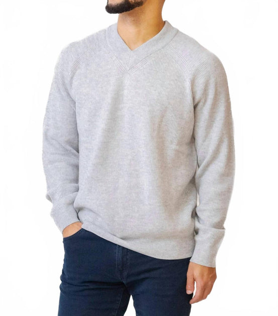 Rails Ansel V-Neck Sweater Grey XL 4