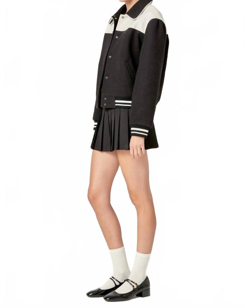 English Factory Bomber Jacket Black Medium 4