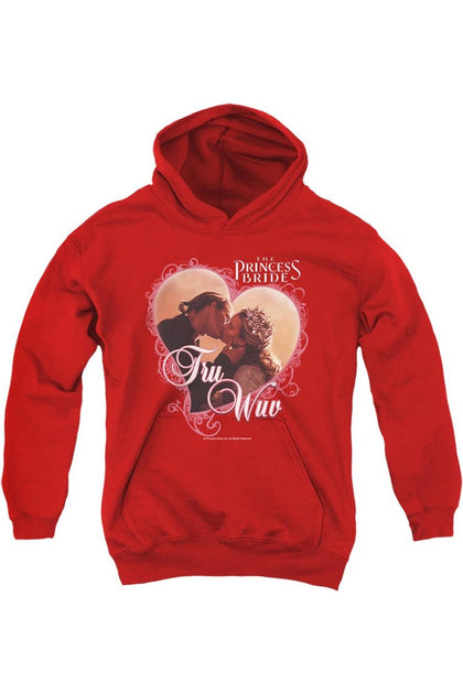 Gildan Princess Bride Tru Wuv Kapuzenpulli Rot XLarge 2