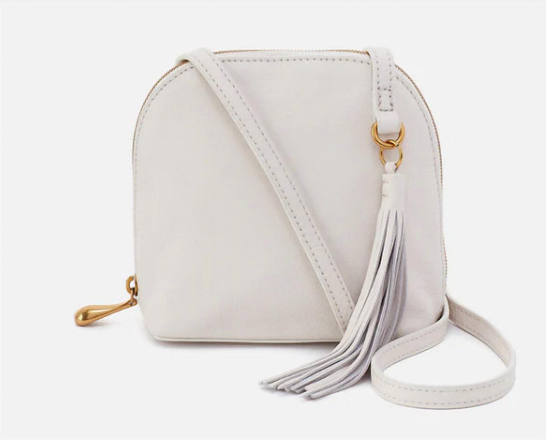 HOBO Nash Leather Crossbody Bag White One Size 2