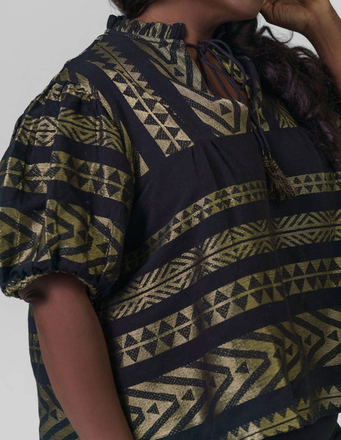 Just Bellina Folklore Top Grey 1X 4