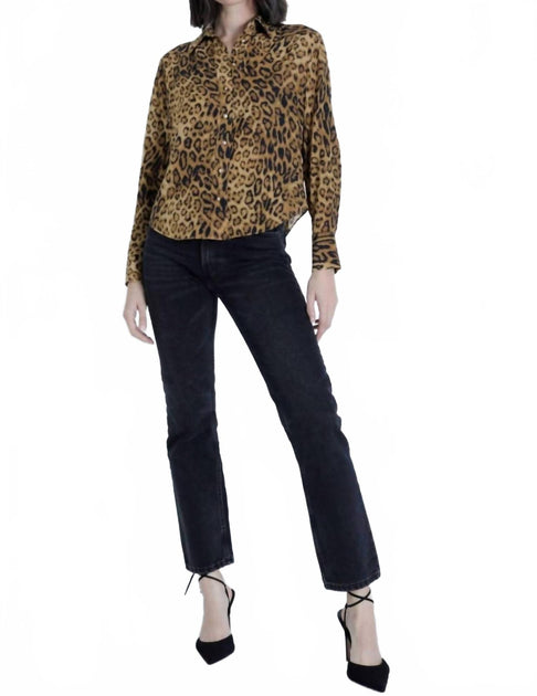 Karina Grimaldi Mariana Print Bluse Braun Medium 3