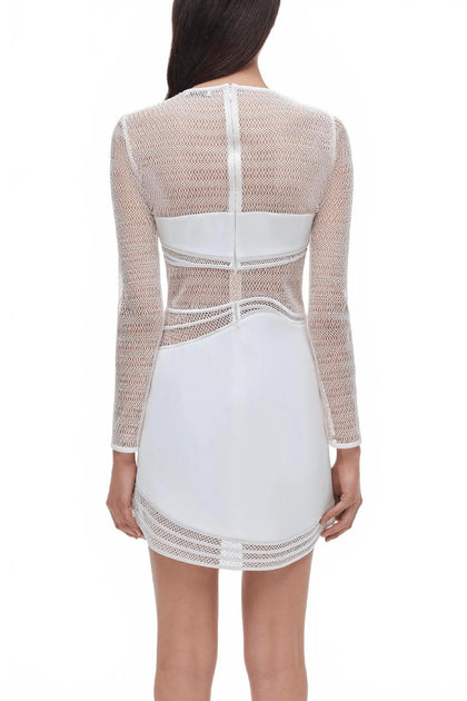Simkhai Blaise Mini Dress White US 2 3